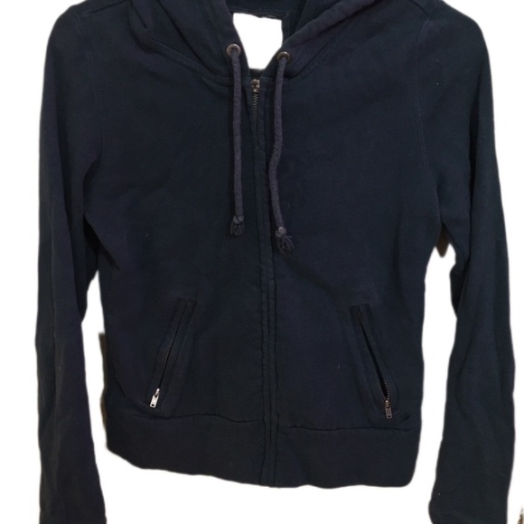 aerie Tops - Women's Navy Blue Hoodie Jacket